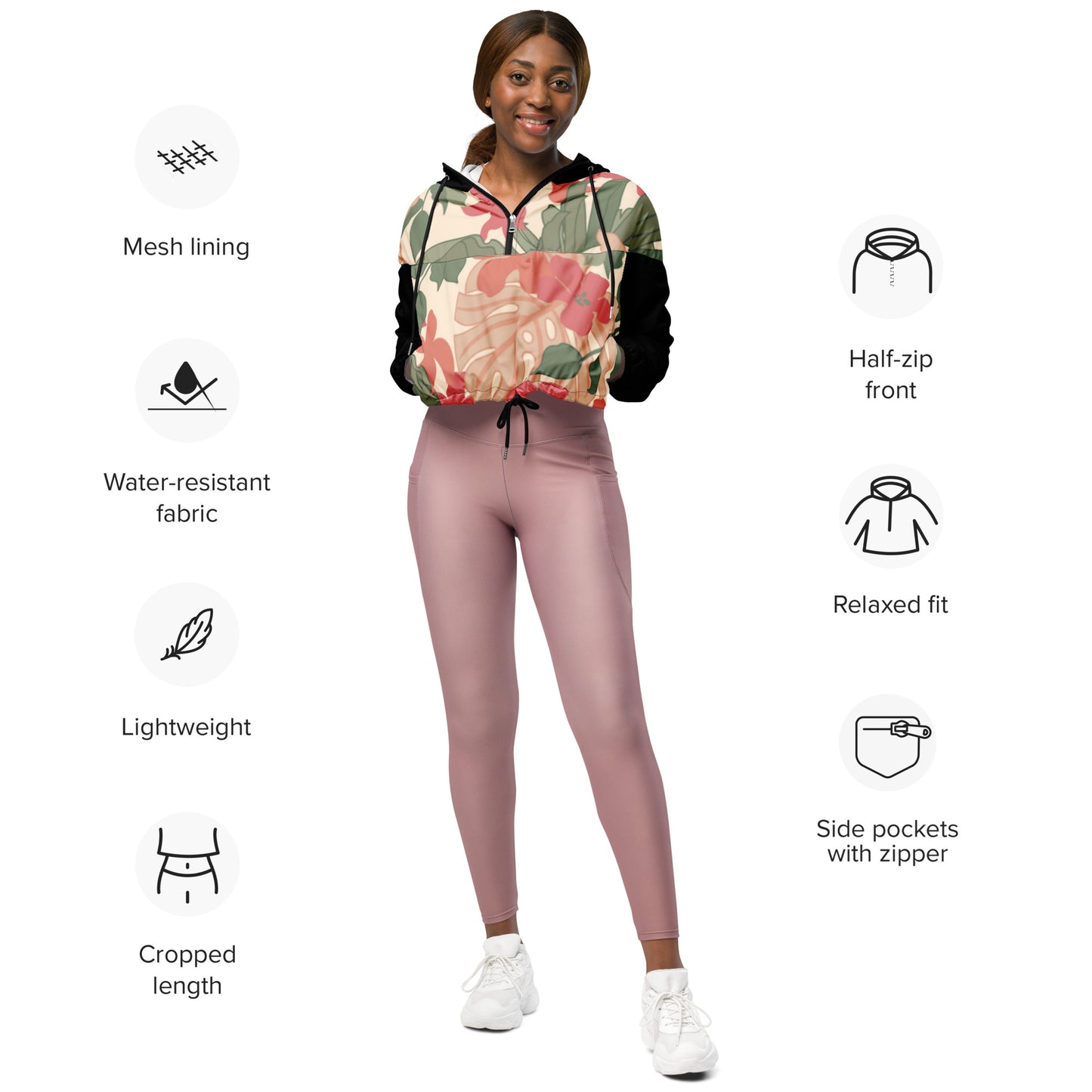 Women’s cropped windbreaker