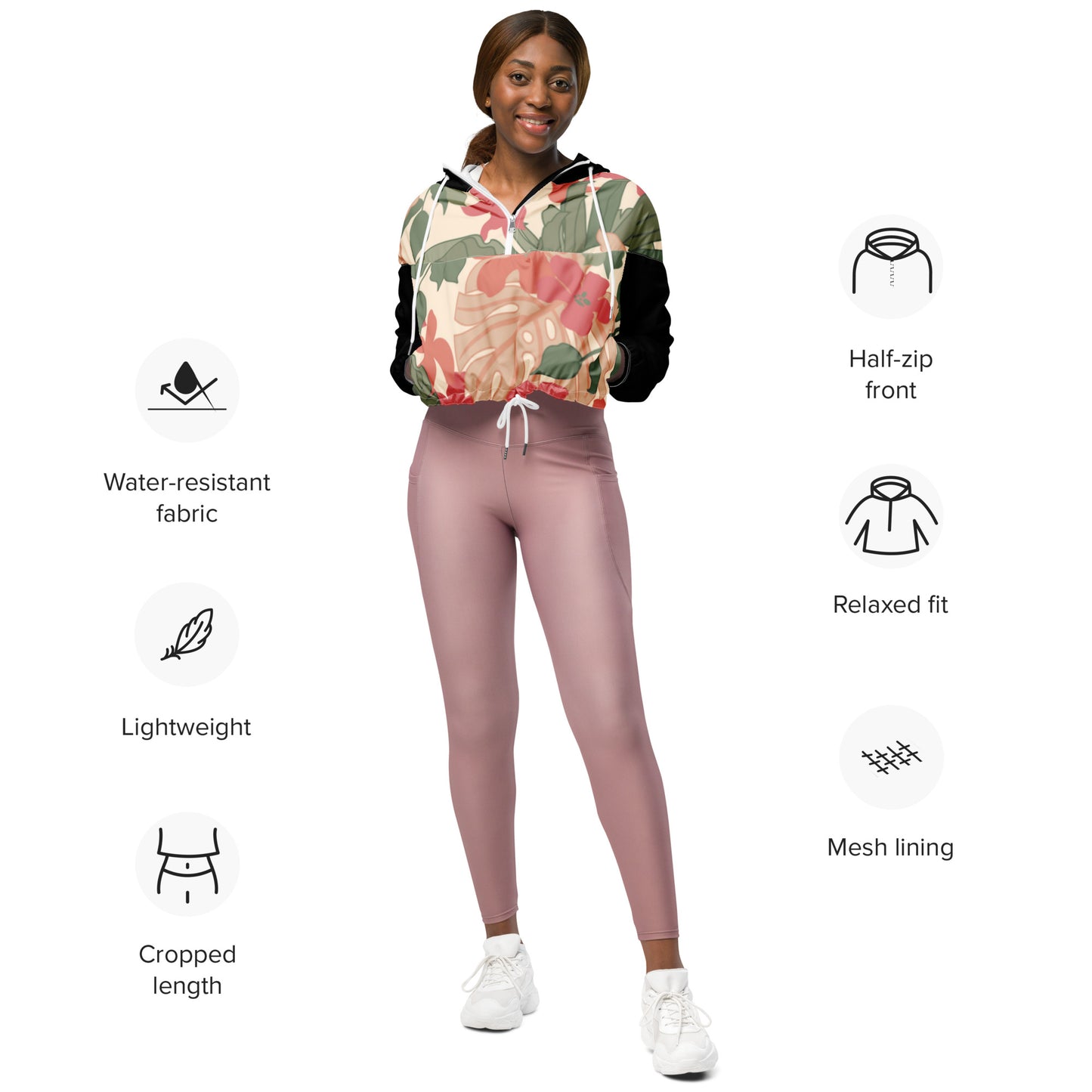Women’s cropped windbreaker