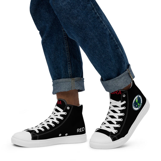 Men’s high top canvas shoes