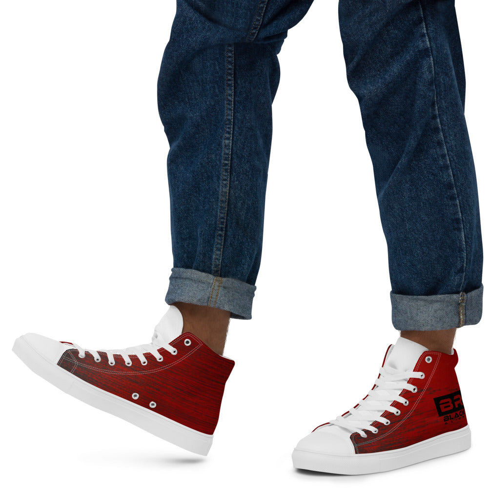 Men’s high top canvas shoes