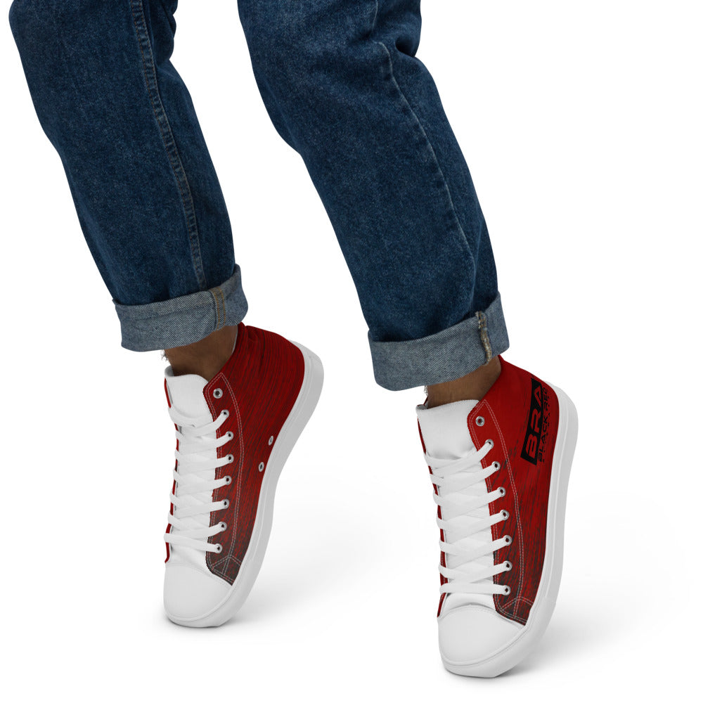 Men’s high top canvas shoes